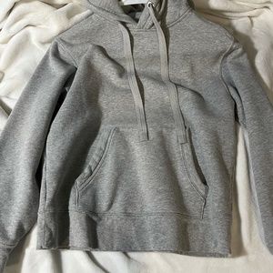 grey athlete hoodie